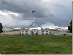 Parliament House in Canberra