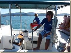 Skipper Dave (vorne) und Tyson (hinten)